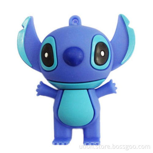 Customize pvc cartoon character usb flash drive, 2-32GB capacity, with gift packageNew